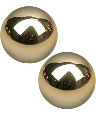 Beavorty Brass Gymnastics Balls - Set of 4 Decorative & Massage Hand Rolling Balls for Home & Fitness - Buy Online on GoSupps.com