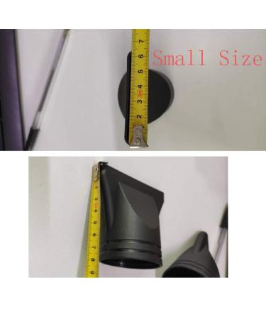 2PCS Black Plastic Salon Hair Dryer Nozzle Replacement - Narrow Concentrator Special for 4.5cm Diameter - Blow Flat Hair Drying Nozzle - Buy Online on GoSupps.com