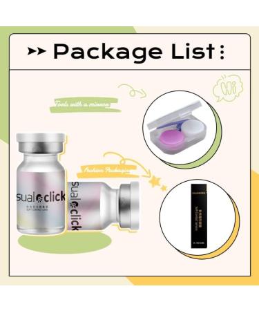 Natural Looking Black Contact Lenses - Strong Coverage Monthly Wear 1 Pair (14.50mm -1.00 Diopters) + Free Lens Container - Buy Online on GoSupps.com