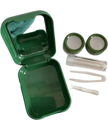 Shop Gatuida Cute Contact Lens Container with Mirror - Small Plastic Cosmetic Lens Organizer for Makeup - Ideal Holder for Lenses - Buy Online on GoSupps.com