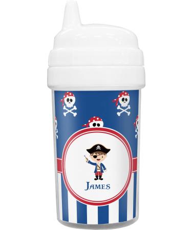 RNK Shops Blue Pirate Toddler Sippy Cup (Personalized)