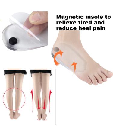 Orthopedic Insoles for O/X Type Leg Correction - Magnetic Heel Cushions for Foot Alignment - 2 Pairs - Buy Online on GoSupps.com