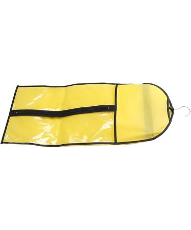 Hair Extensions Storage Bag Portable Dustproof Carrier Holder for Neat Hair Extensions Travel Daily Use (Yellow) - Buy Online on GoSupps.com