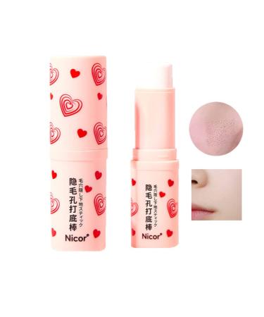 Pore Invisible Makeup Primer Stick  Smooth Skin  Invisible Pores  Oil Control Concealer Primer  Moisturizing Matte Makeup Primer  Zero Pores Primer Stick for All Kind Skin Type Women Men