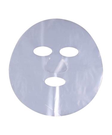 100 Sheets Plastics Film for Face | Skin Care Paper Pre-Cut Facial Paper Sheet - Natural Disposables Plastics Paper Facial Beauty Healthy Tool for Home Salon Beauty Tools/