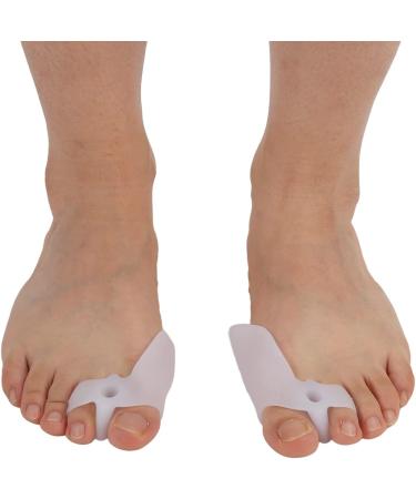 Bunion Corrector Hallux Valgus Corrector - Soft Elastic Toe Separator for Foot, Reusable Toe Hallux Valgus Corrector (L) - Buy Online on GoSupps.com