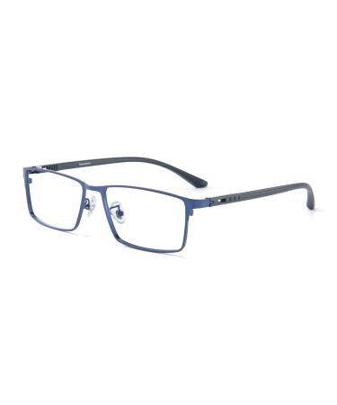 GUDVUE Blue Light Glasses for Men Rectangle Computer Glasses Gaming Eyeglasses Blue