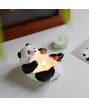 Scented Candles Gift Set - 4 Pack Natural Soy Wax Aromatherapy Candles with Panda Holder | Perfect for Christmas Anniversaries Birthdays & Mother's Day Gifts - Buy Online on GoSupps.com