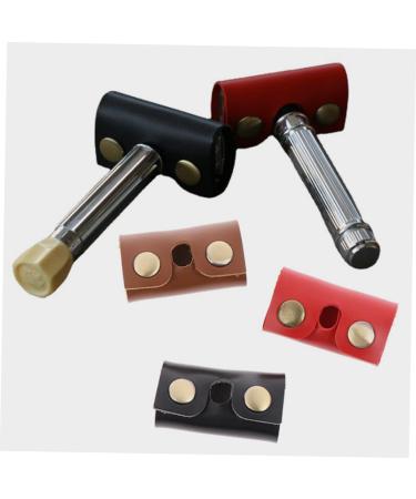 Gadpiparty 10 STK Men's Head Razor - Premium Leather Shaving Accessories | Travel-Friendly Face Razor for Men - Durable Black Synthetic Leather - Buy Online on GoSupps.com