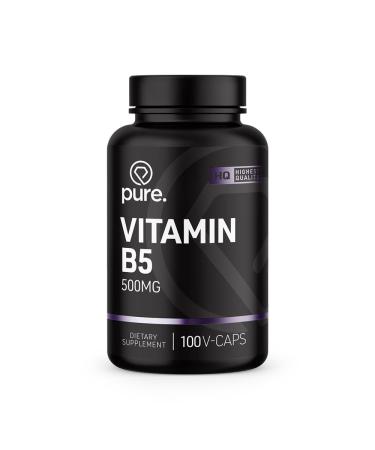 Body Supplies Pure Vitamine B5100 VCaps 500mg pantotheenzuur pantothenic acid capsules