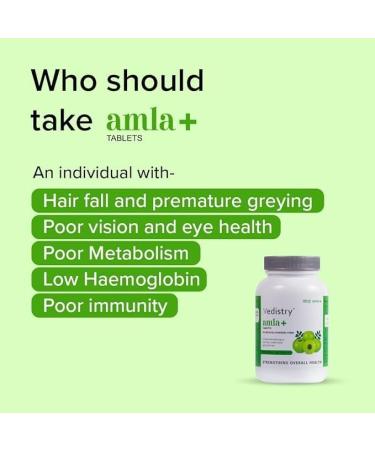Amla+ with Piperine Promote Skin & Hair Health 60 Tablet - Buy Online on GoSupps.com