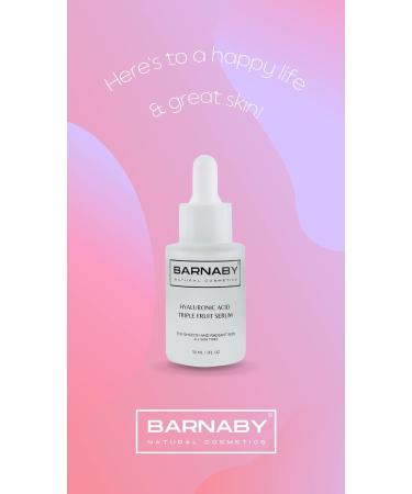 Hyaluronic Acid Triple Fruit Serum | Luxury Pure Hyaluronic Acid Face Serum with Vitamin B5 Anti-Aging Prevent Wrinkles Spots Acne and Blemishes from Barnaby Skincare - Buy Online on GoSupps.com
