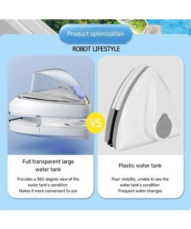 ZABEES Magnetic Window Cleaner Automatic Water Outlet Glass Wiper Adjustable Super Strong Magnet Double Glass Water 3mm-35mm 15-26mm - Buy Online on GoSupps.com
