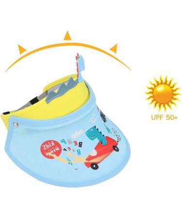 Happy Cherry Children's Tennis Cap - Adjustable UV Protection Sun Visor for Boys & Girls | Light Blue Summer Hat for Baseball Golf & Beach Activities - Buy Online on GoSupps.com