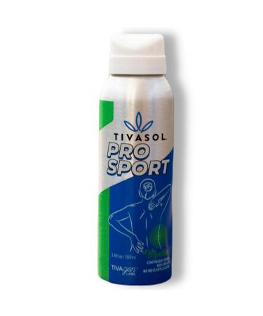 TivaSol Pro Sport Hemp Spray - Fast Acting - Long Lasting - Cooling Effect 3.4 Ounce (Pack of 1) 1 3.4 Ounce