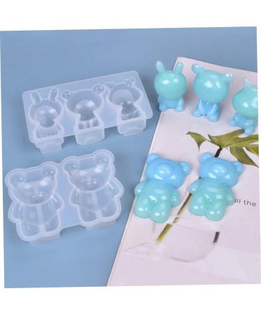 Zerodeko 2pcs Doll Silicone Mold Silicone Molds Easter Cake Baking Mold 3D DIY Baking Mold Animal Accessories - Buy Online on GoSupps.com
