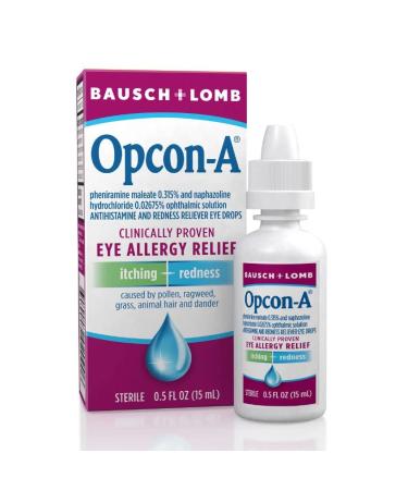 Bausch & Lomb Opcon-A Eye Drops .5oz - 1 Unit | Part No. 614115 - Buy Online on GoSupps.com