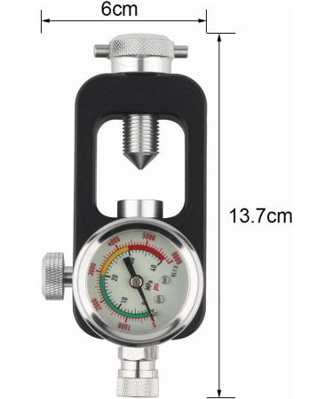 Gurlleu Scuba DIN Valve Refill Adapter | Aluminum Alloy | 4500 PSI | PCP Paintball HPA Tank Fill Station - Buy Online on GoSupps.com