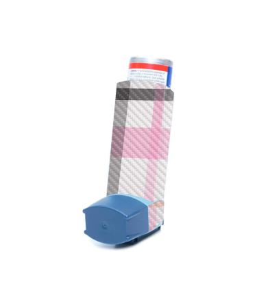MightySkins Carbon Fiber Skin for Ventolin HFA Asthma Inhaler - Plaid | Protective Durable Textured Carbon Fiber Finish | Easy to Apply Remove and Change Styles | Made in The USA