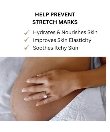 Fearless Mama Belly Oil | Prevent Stretch Marks & Soothe Skin | Quick-Dry Pregnancy Body Oil with Shea & Vitamin E - Buy Online on GoSupps.com