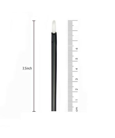 500Pcs Disposable Lip Brushes - Lipstick Gloss Wands Applicator Tool Kit (Black) - Buy Online on GoSupps.com