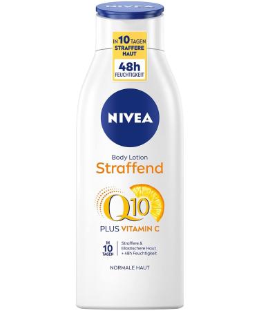 NIVEA Q10 skin -tightening body lotion + vitamin C body lotion for tighter skin and improved elasticity in 10 days 1 Pack (1 x 400 ml)