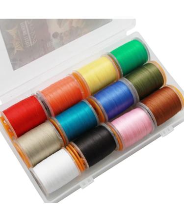 Hercules 140D Fly Tying Thread - 12 Colors Non Waxed - Fly Tying Wires Kit for Dry Wet Flies - Buy Online on GoSupps.com