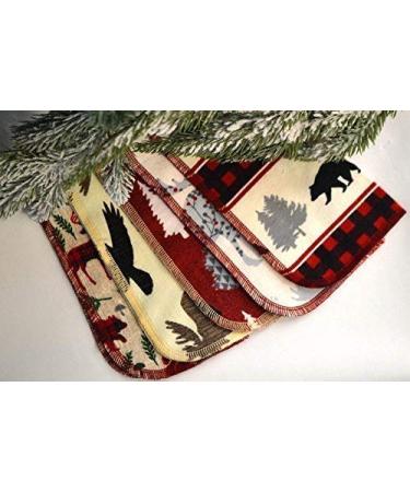5 Pack of 1 Ply Winter Lodging Set Napkins 8x8 inches - Little Wipes (R) Flannel - Buy Online on GoSupps.com