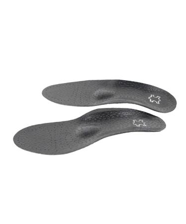 1 Pair Correct Insoles Boot Insole Orthotic Insoles Plantar Insert Flat Foot Insole Shoe Inserts Breathable Sports Insoles Shoes Pad Full Pad Leather Pad Men and Women Black Size 1