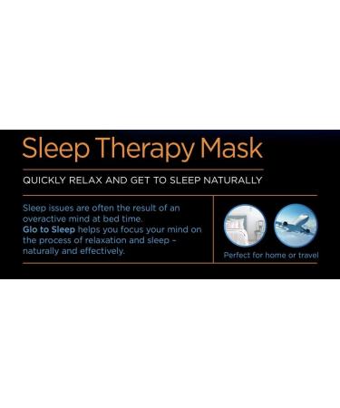 Advanced Glo to Sleep Eye Mask | Sleep Aid for Men & Women | Deep REM Relaxation | Red & Blue Lighting | Patented Enhancement Technology - Buy Online on GoSupps.com