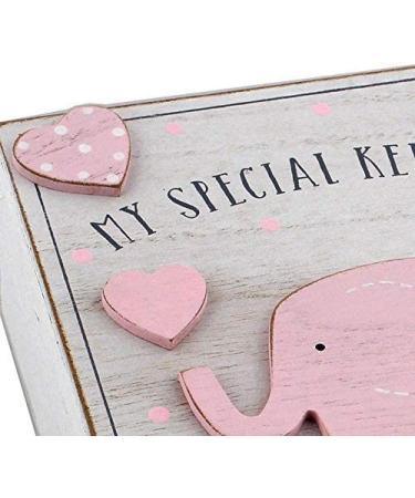 Oaktree Gifts Baby Girl Vintage Style Wooden Memories Keepsake Box - Buy Online on GoSupps.com