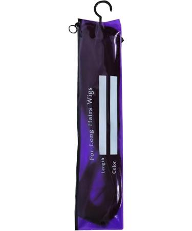 Wig Bag Hanger | Well Organized Wig Travel Bag - Space-Saving Long Wig Travel Bag Hair Extension Holder for Women Purple - Buy Online on GoSupps.com