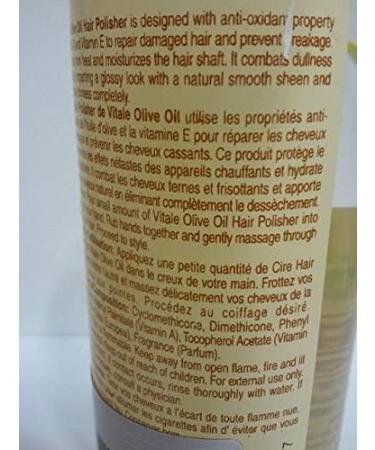 Vitale Olive Oil Hair Polisher 177ml - Buy Online on GoSupps.com