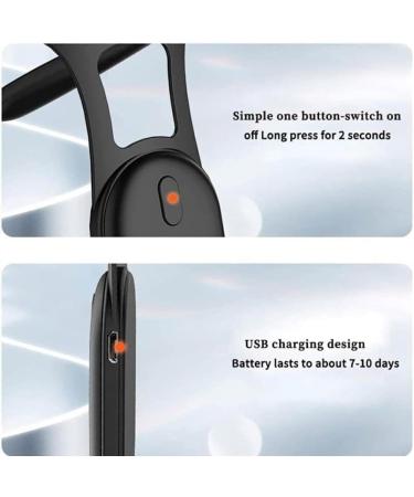 Smart Corrector for Hunchback Smart Back Support Vibration Reminder Corrects Posture Smart Posture Corrector Smart Posture Reminder Corrector Device (Black+Orange) - Buy Online on GoSupps.com
