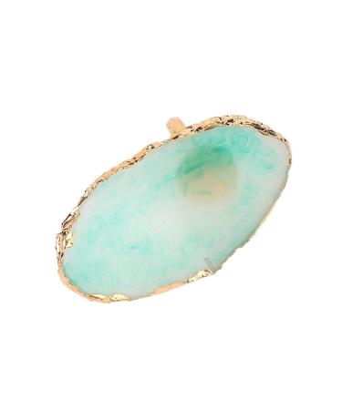 Nail Art Palette Harz Harz Stone Nail Art Mini Nail Art Gel Politur Color Mix Tips Display Owner Manicure Tool Beautiful and Practical Suitable for Families and Salons (Green)