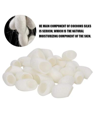 Organic Silkworm Silk Balls for Blackhead Removal - 30pcs Makeup Removal & Exfoliating Skincare - Buy Online on GoSupps.com