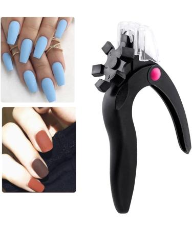 Acrylic Nail Clipper U Shaped Nail Edge Trimmers False Nail Tip Scissors Black fake nail clipper - Buy Online on GoSupps.com