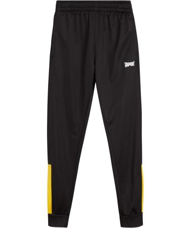 TAPOUT Boys Sweatpants 2 Pack, Size 14-16, Black/Grey | Active Tricot Jogger Pants - Buy Online on GoSupps.com