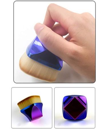 Petal-Shaped Foundation Brush Foundation Makeup Brush Multifunctional Base Makeup Brush Make up Quickly Suitable for Mixed Liquid (blue) - Buy Online on GoSupps.com