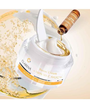 Clarena Power Vit C Line Power Cream + 100% Vit C 50 ml +1.5 ml 1838 - Buy Online on GoSupps.com