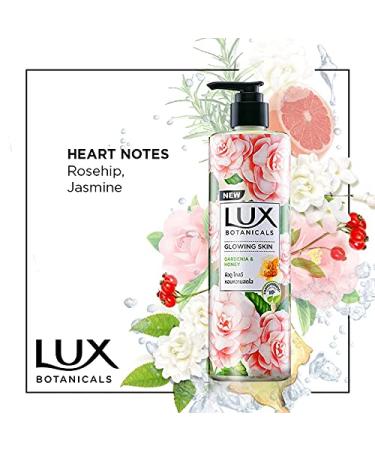 LUX Botanicals Glowing Skin Shower Gel - Natural Extracts Paraben-Free 450ml | Nourish & Illuminate Your Skin - Buy Online on GoSupps.com