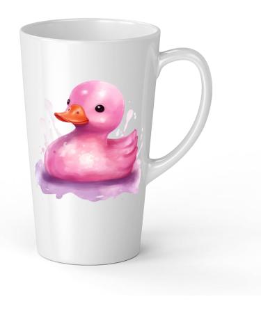 White Ceramic Kids Canard Mug - Large 483 ml Perfect for Hot Chocolate or Milk Fun and Easy to Use - Buy Online on GoSupps.com