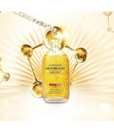 24K Pure Gold Ampoule - Hydrating Lifting & Moisturizing Facial Essence (100ml) | Australian Skincare - Buy Online on GoSupps.com