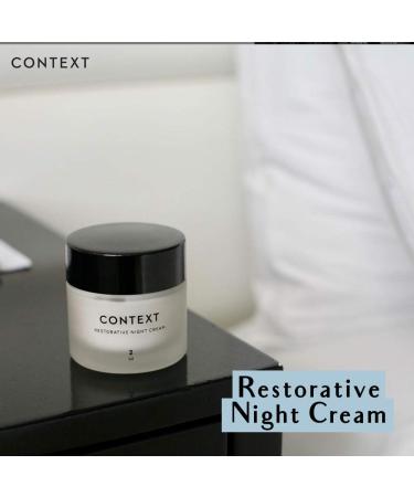 Context Restorative Night Cream | Vitamin C Anti-Aging Facial Moisturizer for Face & Neck | Firming Wrinkle Cream with Collagen | Evens Skin Tone & Reduces Fine Lines - Buy Online on GoSupps.com
