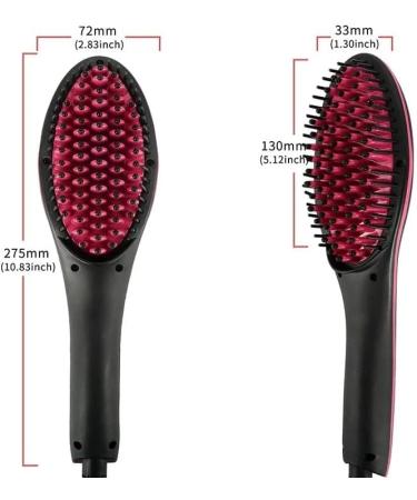 Electric Heating Comb Hair Straightening Brush Adjustable Temperature Hair Straightener Women's Hair Hot Comb (Color : 1pcs no Box Size : EU) EU 1pcs No Box - Buy Online on GoSupps.com
