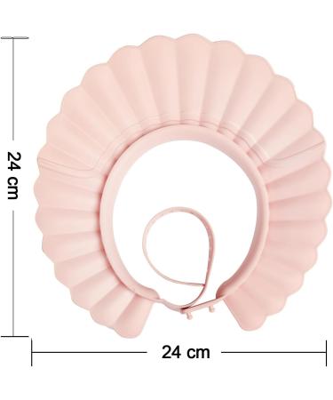 Adjustable Silicone Baby Shower Cap for Infants to Kids (6 Months-12 Years) - Pink - Buy Online on GoSupps.com