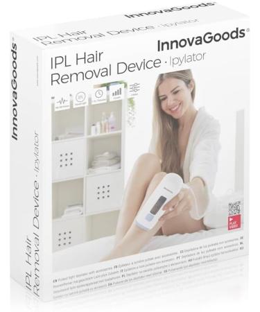 InnovaGoods Ipylator pulsed light epilator painless 2 modes of manual and automatic use with safety glasses - Buy Online on GoSupps.com