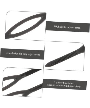  SUPVOX SUPVOX Replacement Strap For Diving Mask Key Carabiner Goggle Strap Sharpener Dive Clip Replaceable Goggle Strap Tinted Safety Glasses Keys Snap Button Silica Gel Black 1 - Buy Online on GoSupps.com