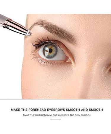 Painless Eyebrow Trimmer Facial Hair Remover For Women Elisabeh Eyebrow Hair Remover Portable Electric Brows Facial Hair Razor Rose Gold Battery Not Included - Buy Online on GoSupps.com