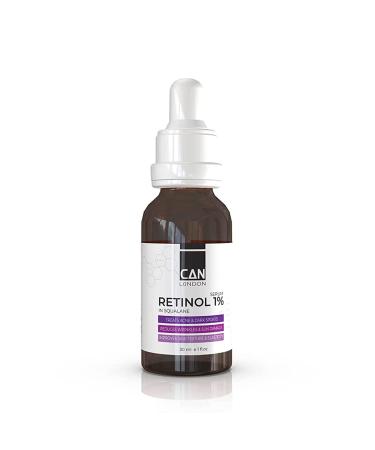 ican London Retinol 1% Serum Reducing Wrinkles Lines & Ageing on Face & Eyes 30ml